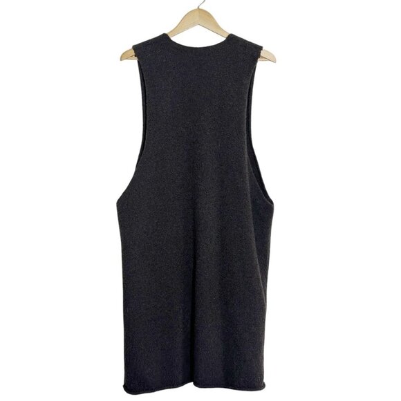 Eskandar Sleeveless Sweater Wool Cashmere Womens One Size Longline Lagenlook - Picture 10 of 10